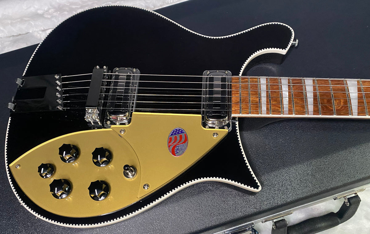 NEW ! Rickenbacker 660 Electric Guitar - Jet Glo - JG Only 7lbs - Authorized Dealer - In-Stock! G07772