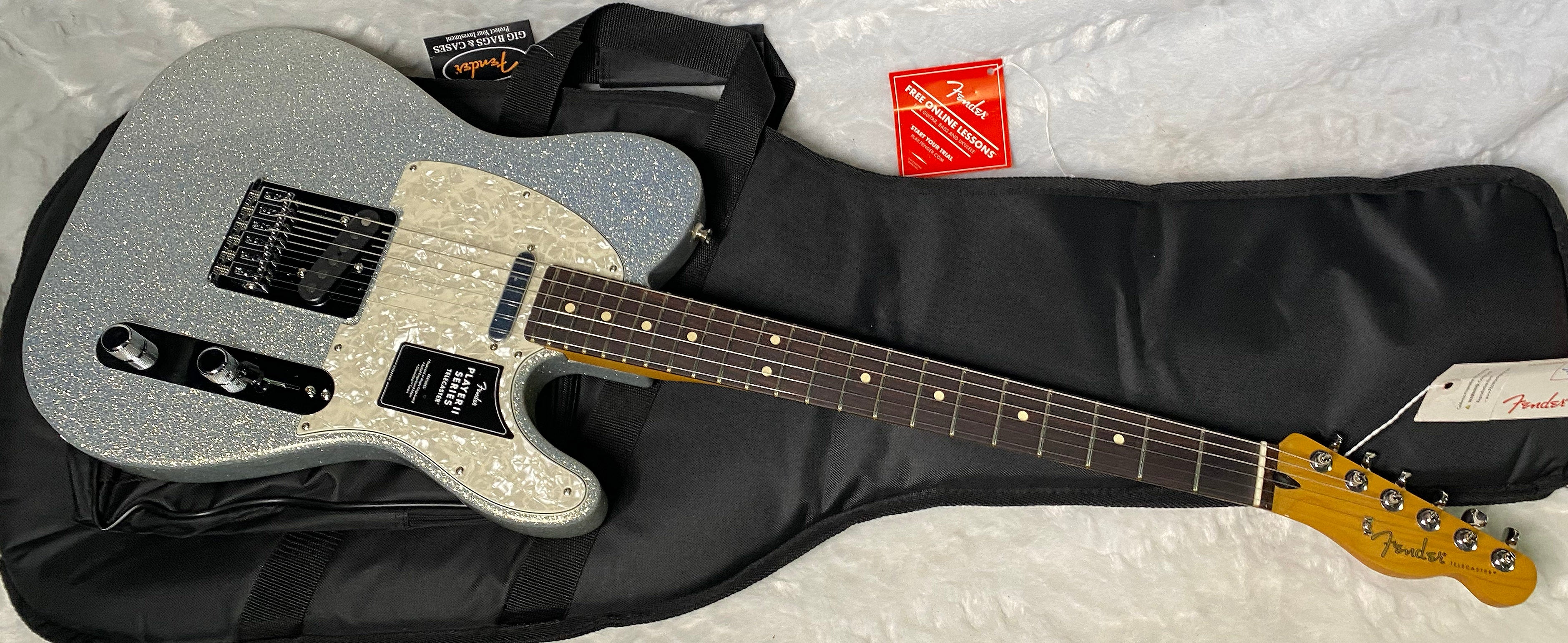 NEW ! Fender 75th Anniversary Player II Telecaster Electric Guitar - Diamond Dust Sparkle - Authorized Dealer - G07065