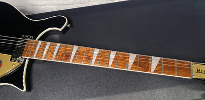 NEW ! Rickenbacker 660 Electric Guitar - Jet Glo - JG Only 7lbs - Authorized Dealer - In-Stock! G07772