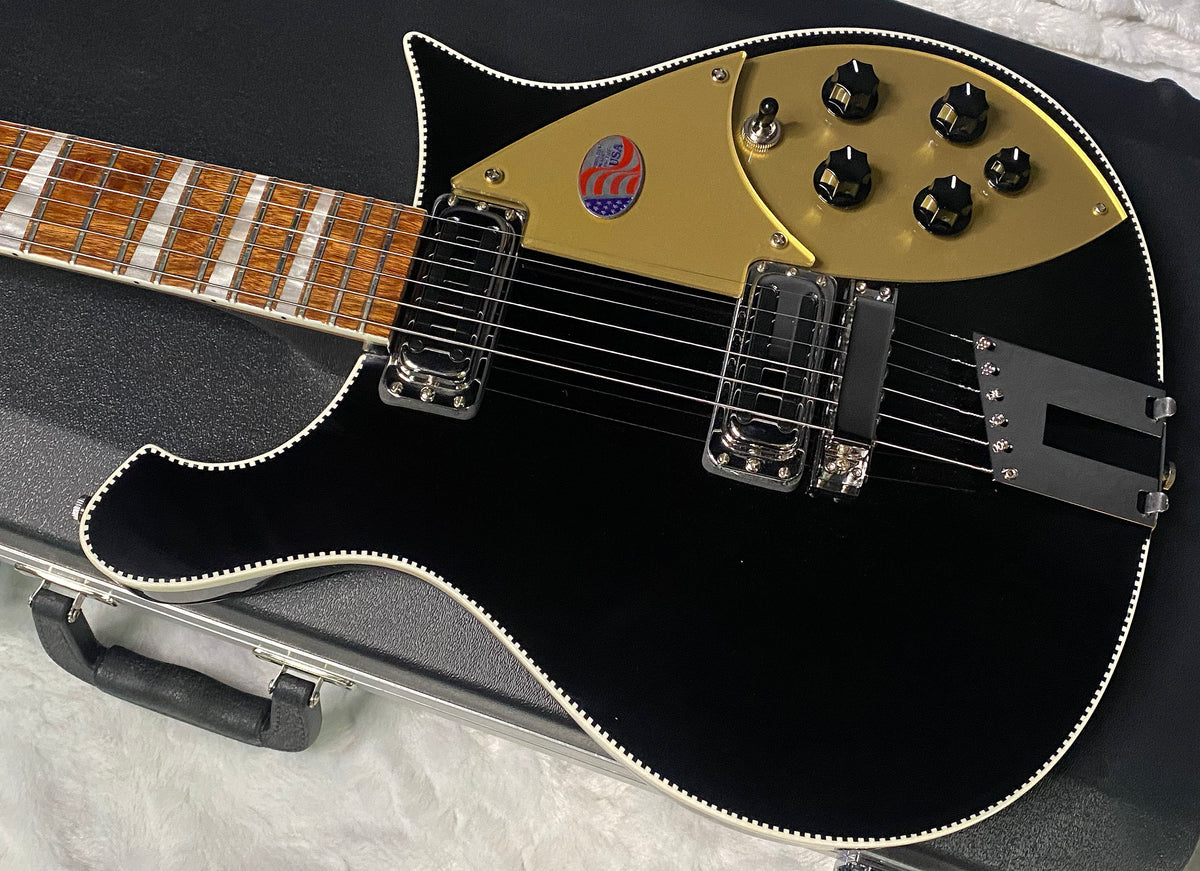 NEW ! Rickenbacker 660 Electric Guitar - Jet Glo - JG Only 7lbs - Authorized Dealer - In-Stock! G07772