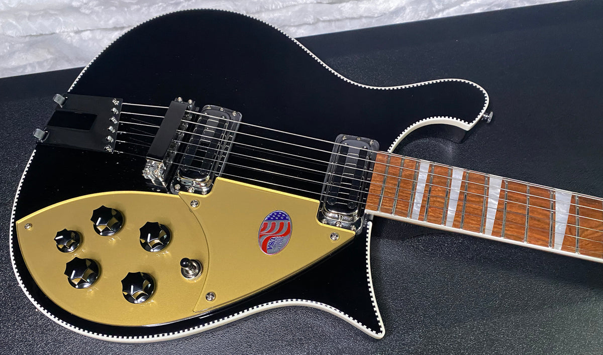 NEW ! Rickenbacker 660 Electric Guitar - Jet Glo - JG Only 7lbs - Authorized Dealer - In-Stock! G07775