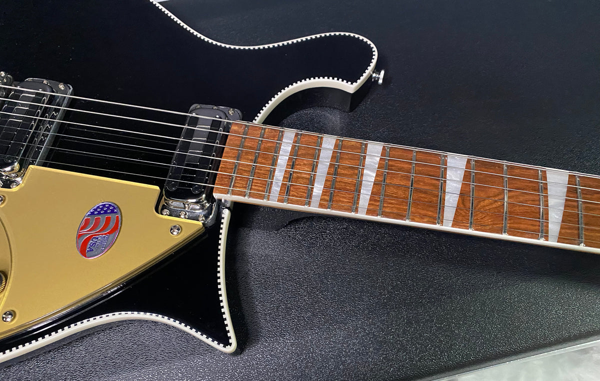 NEW ! Rickenbacker 660 Electric Guitar - Jet Glo - JG Only 7lbs - Authorized Dealer - In-Stock! G07775