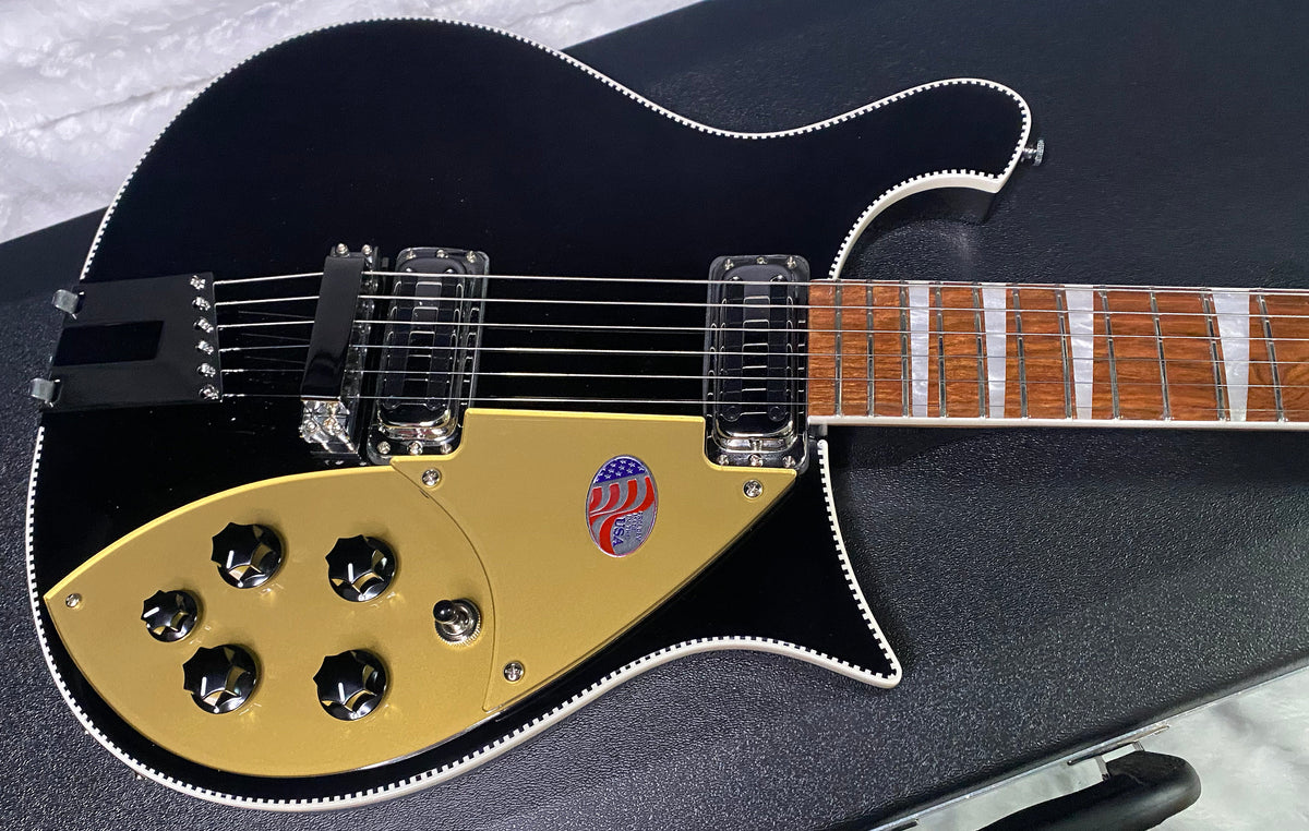 NEW ! Rickenbacker 660 Electric Guitar - Jet Glo - JG Only 7lbs - Authorized Dealer - In-Stock! G07775