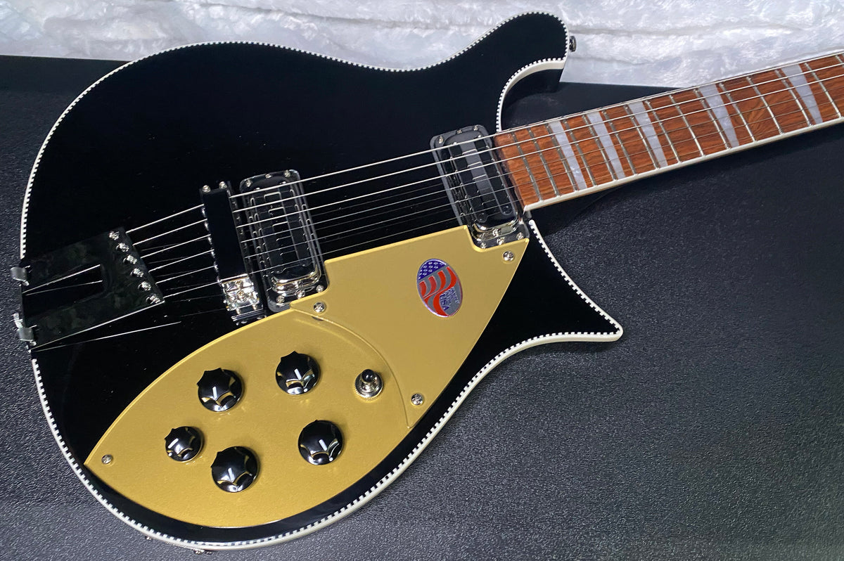 NEW ! Rickenbacker 660 Electric Guitar - Jet Glo - JG Only 7lbs - Authorized Dealer - In-Stock! G07775