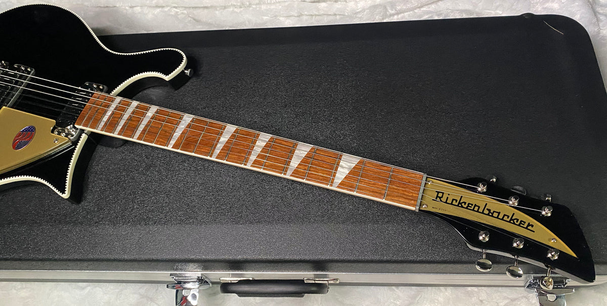 NEW ! Rickenbacker 660 Electric Guitar - Jet Glo - JG Only 7lbs - Authorized Dealer - In-Stock! G07775