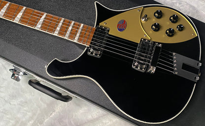 NEW ! Rickenbacker 660 Electric Guitar - Jet Glo - JG Only 7lbs - Authorized Dealer - In-Stock! G07775