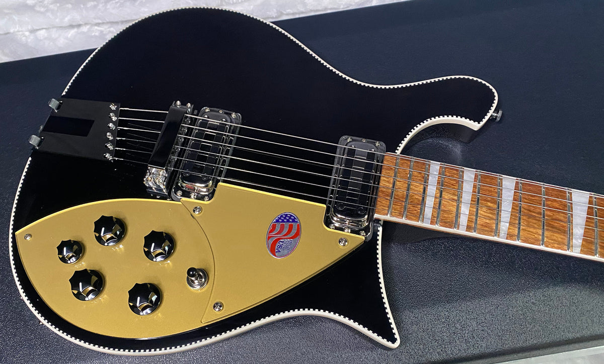 NEW ! Rickenbacker 660 Electric Guitar - Jet Glo - JG Only 7.1lbs - Authorized Dealer - In-Stock! G07778