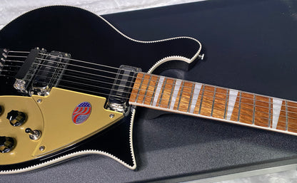NEW ! Rickenbacker 660 Electric Guitar - Jet Glo - JG Only 7.1lbs - Authorized Dealer - In-Stock! G07778