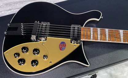 NEW ! Rickenbacker 660 Electric Guitar - Jet Glo - JG Only 7.1lbs - Authorized Dealer - In-Stock! G07778