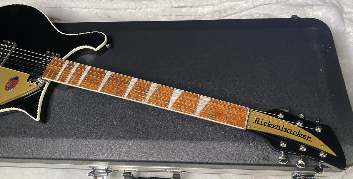 NEW ! Rickenbacker 660 Electric Guitar - Jet Glo - JG Only 7.1lbs - Authorized Dealer - In-Stock! G07778