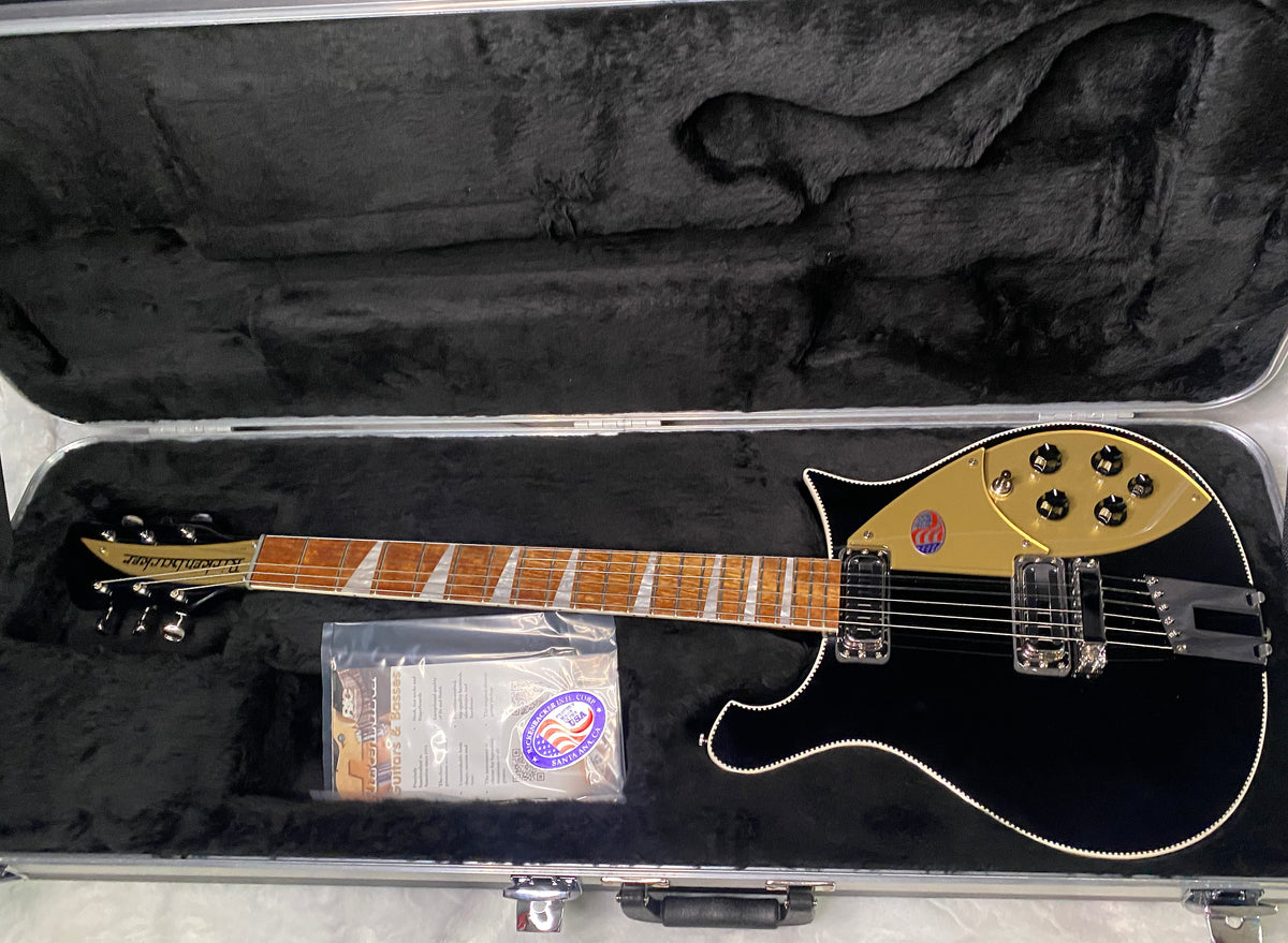 NEW ! Rickenbacker 660 Electric Guitar - Jet Glo - JG Only 7.1lbs - Authorized Dealer - In-Stock! G07778