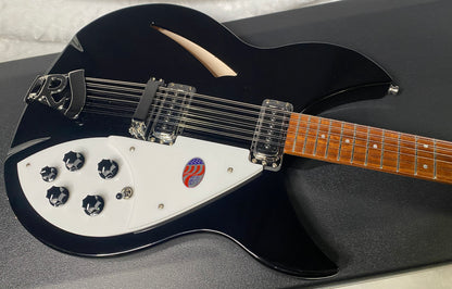 NEW! Rickenbacker 330/12 Jet Glo JG Jetglo - Semi Hollow 12-String Electric Guitar - Authorized Dealer - 8.2 lbs - G07067