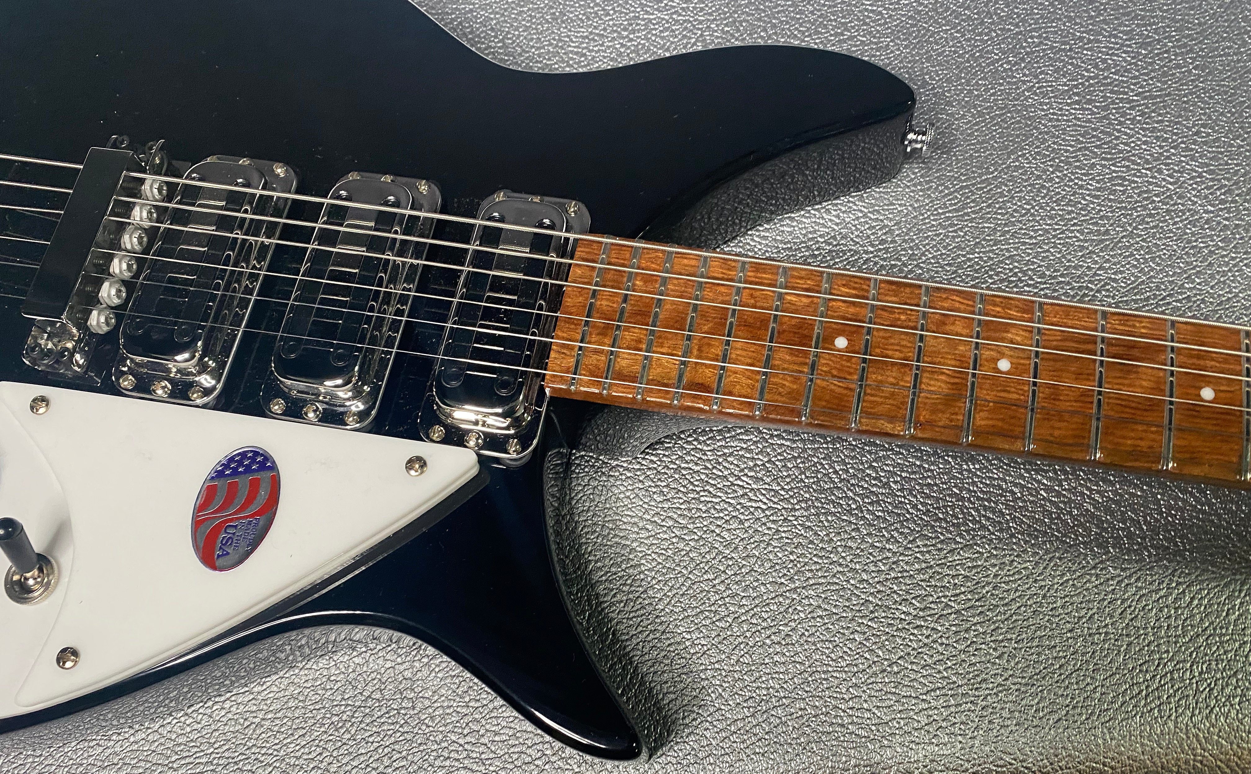 NEW! Rickenbacker 325C64 Miami 3 Pickup Semi-Hollow Guitar- Jetglo - Authorized Dealer - 6.85lbs - G06373