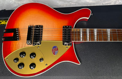 NEW ! Rickenbacker 660 Electric Guitar - Fire Glo - 7.1 lbs - Authorized Dealer - In-Stock! G07776