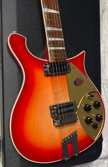 NEW ! Rickenbacker 660 Electric Guitar - Fire Glo - 7.1 lbs - Authorized Dealer - In-Stock! G07776