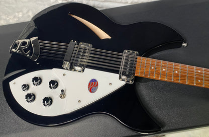 NEW! Rickenbacker 330/12 Jet Glo JG Jetglo - Semi Hollow 12-String Electric Guitar - Authorized Dealer - 8.35 lbs - G07066