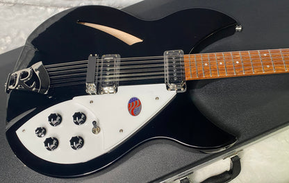 NEW! Rickenbacker 330/12 Jet Glo JG Jetglo - Semi Hollow 12-String Electric Guitar - Authorized Dealer - 8.35 lbs - G07066