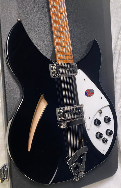 NEW! Rickenbacker 330/12 Jet Glo JG Jetglo - Semi Hollow 12-String Electric Guitar - Authorized Dealer - 8.35 lbs - G07066