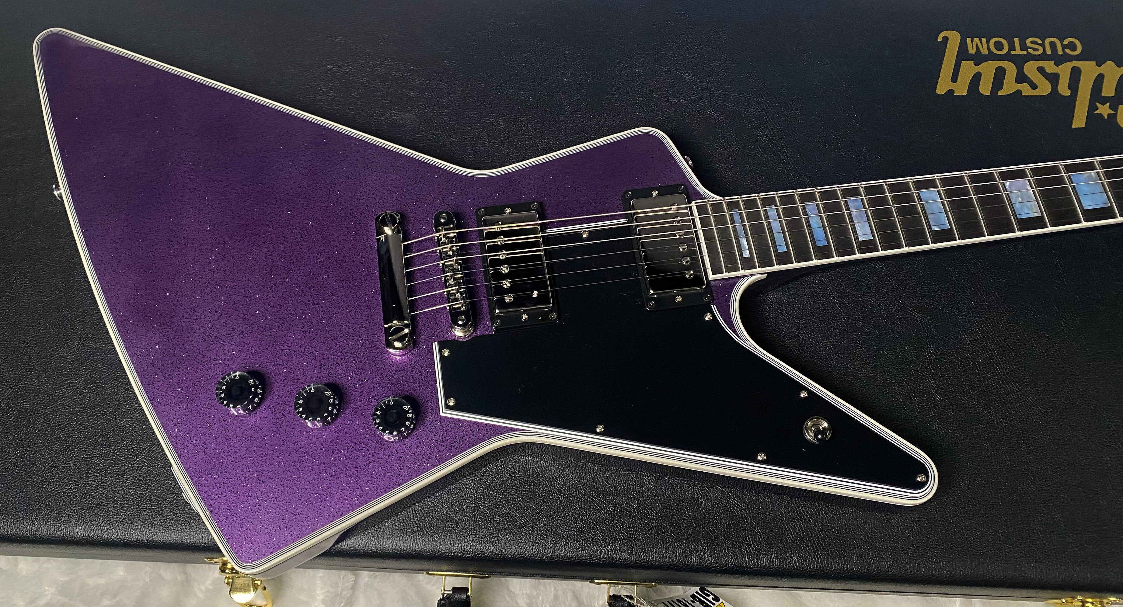 NEW Gibson Explorer Custom - Dealer Select - Custom Order - Purple Sparkle! - 9.2 lbs - Authorized Dealer - G07071
