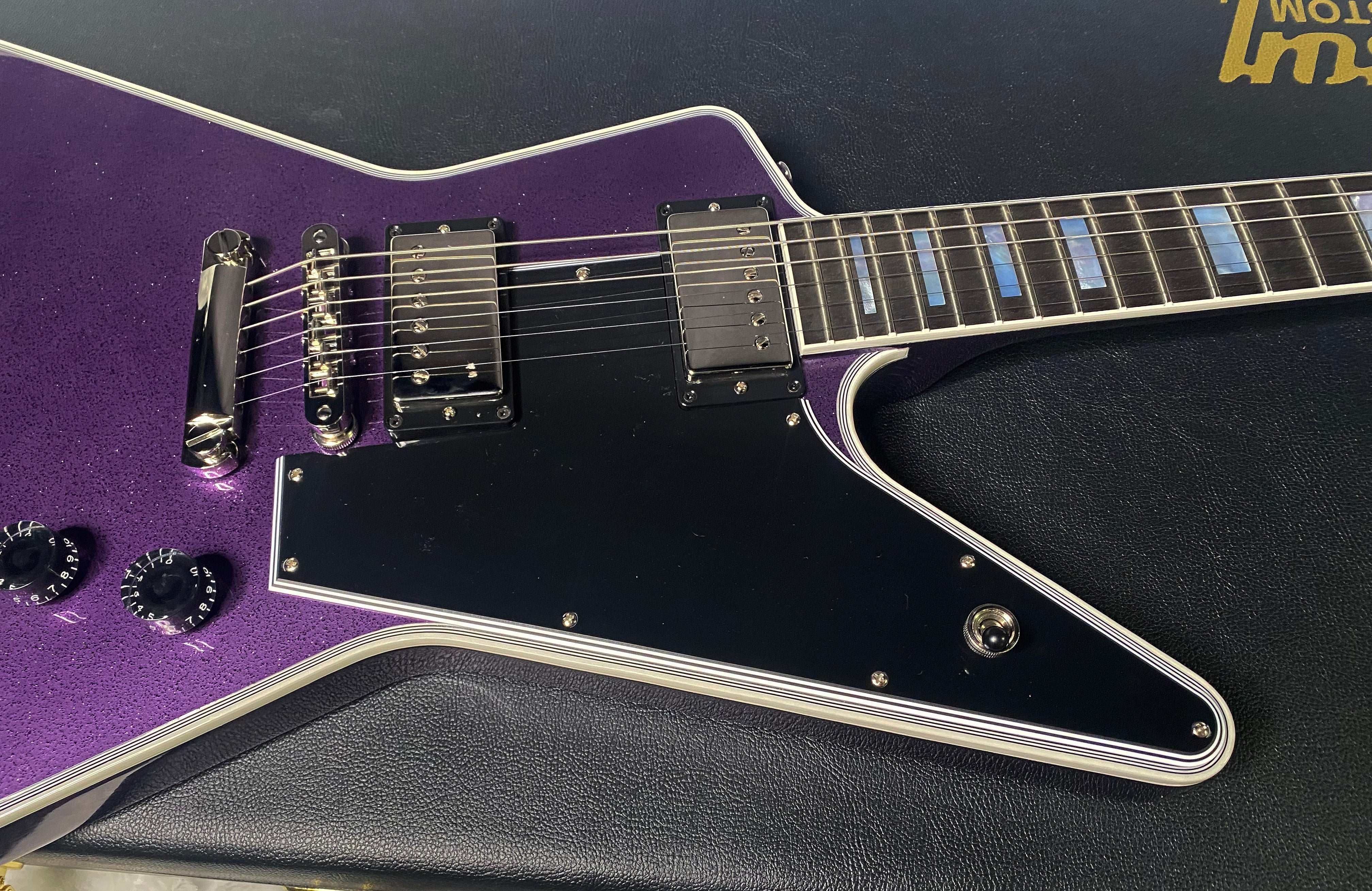 NEW Gibson Explorer Custom - Dealer Select - Custom Order - Purple Sparkle! - 9.2 lbs - Authorized Dealer - G07071