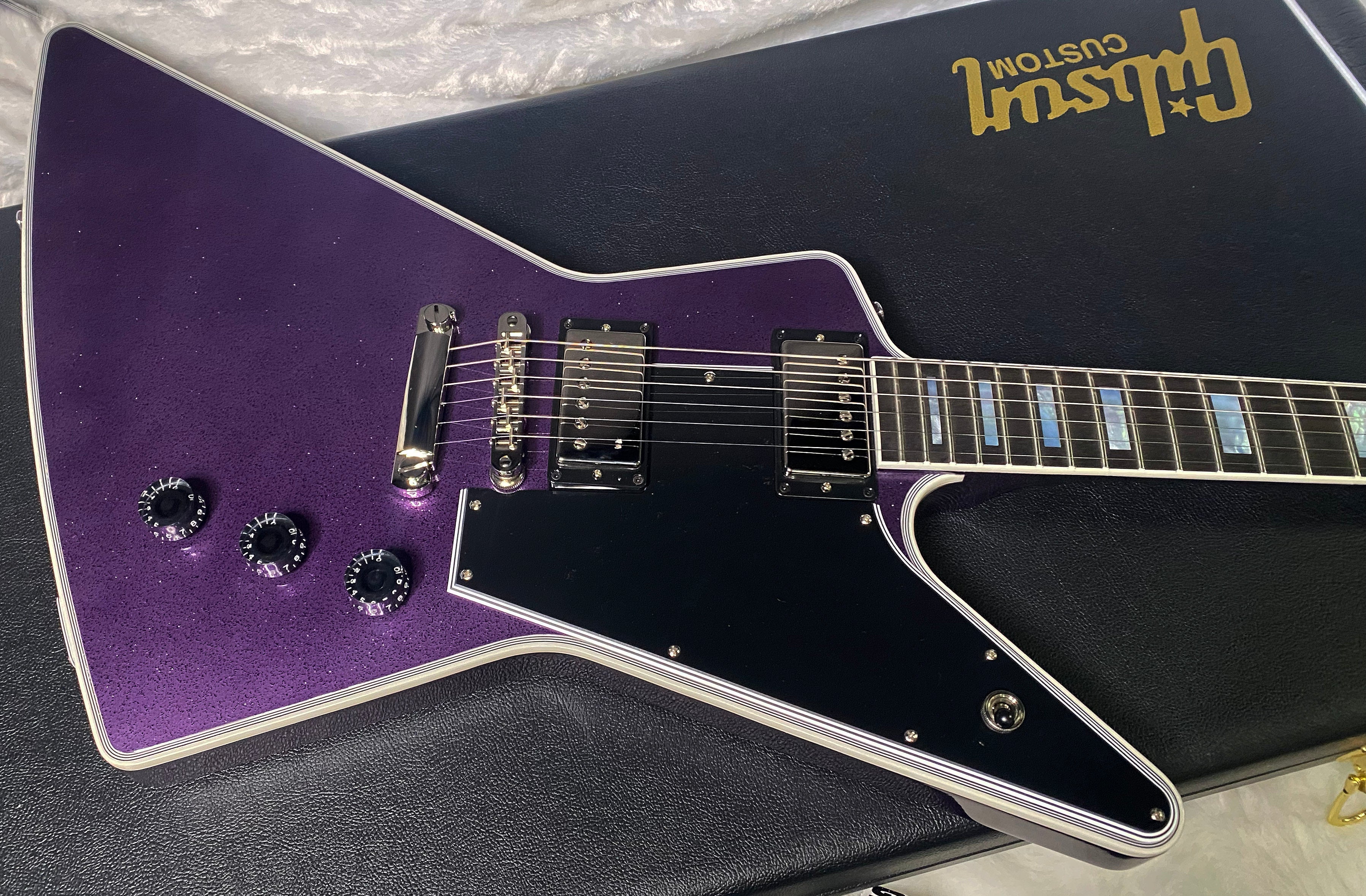 NEW Gibson Explorer Custom - Dealer Select - Custom Order - Purple Sparkle! - 9.2 lbs - Authorized Dealer - G07071