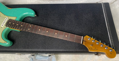 NEW! Fender Custom Shop Custom Deluxe HSS S-1 Stratocaster Relic - Seafoam Green Sparkle - Authorized Dealer - 7.9 lbs - G06386