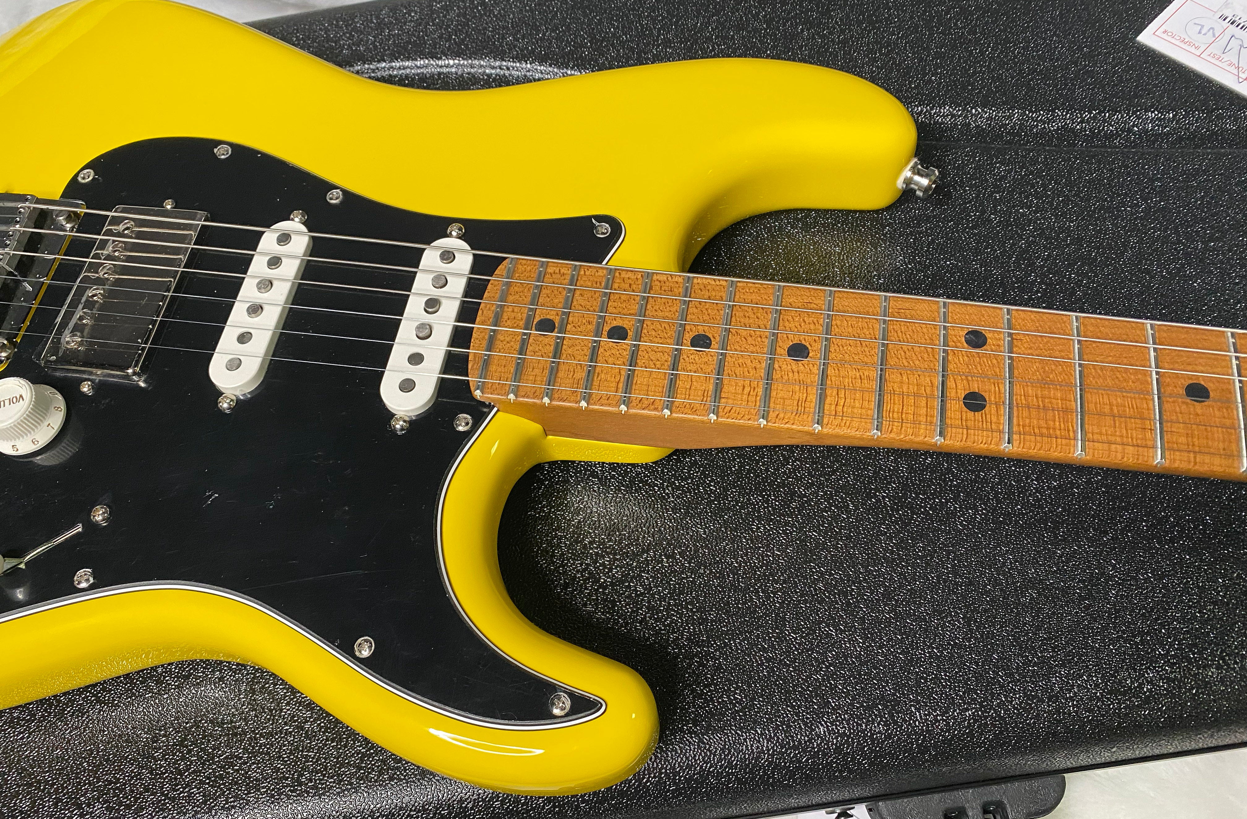 NEW! Fender American Ultra Stratocaster HSS - Dealer Exclusive Limited Edition - Roasted Maple Neck - Graffiti Yellow - In-Stock! 8.2lbs - G0G07070
