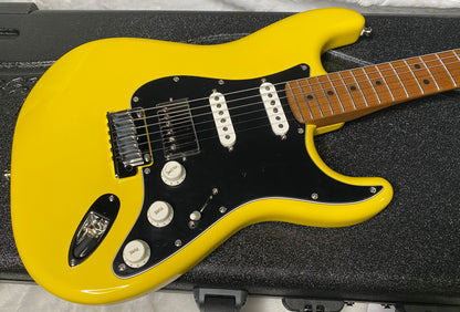NEW! Fender American Ultra Stratocaster HSS - Dealer Exclusive Limited Edition - Roasted Maple Neck - Graffiti Yellow - In-Stock! 8.2lbs - G0G07070