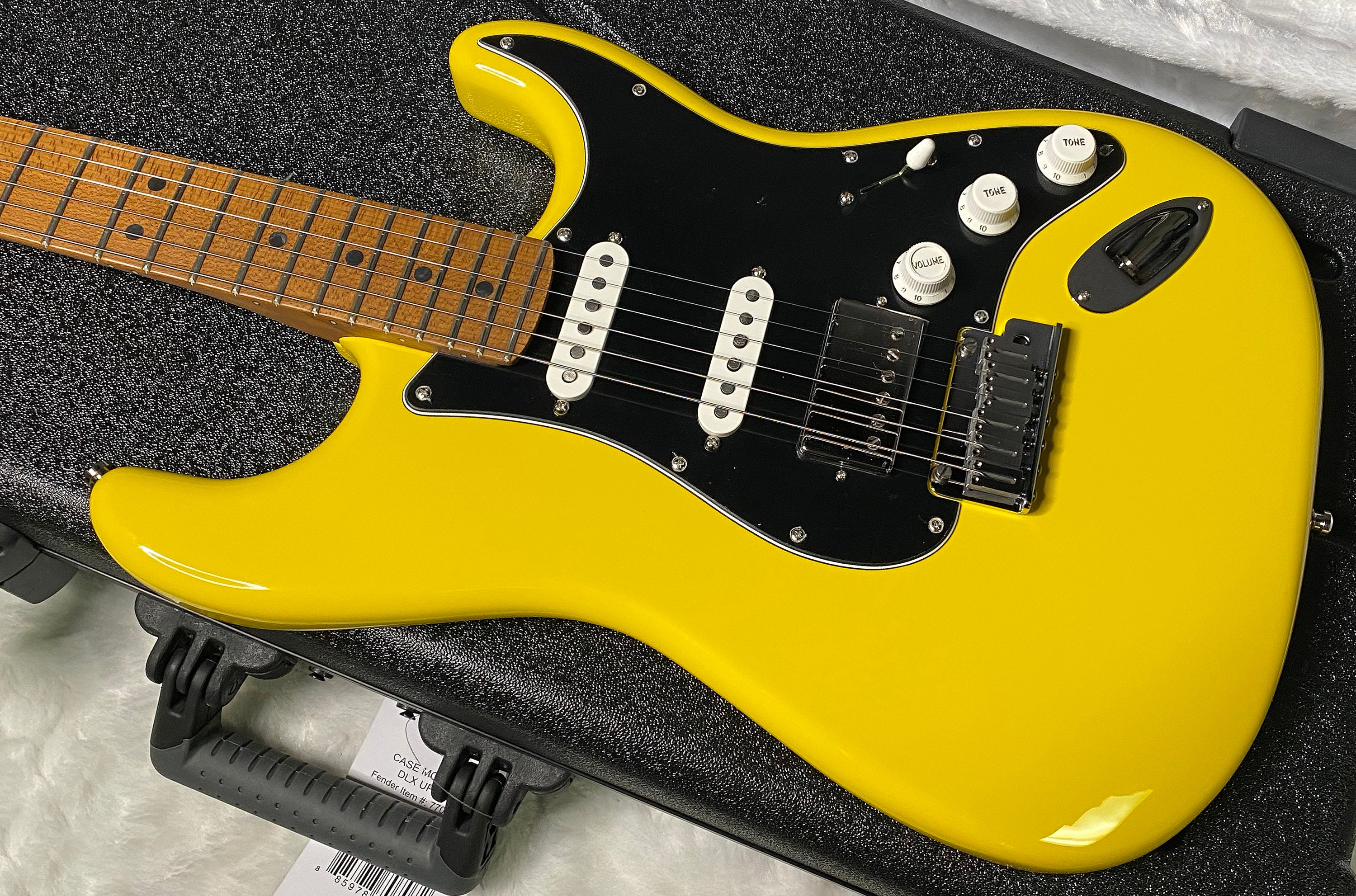 NEW! Fender American Ultra Stratocaster HSS - Dealer Exclusive Limited Edition - Roasted Maple Neck - Graffiti Yellow - In-Stock! 8.2lbs - G0G07070