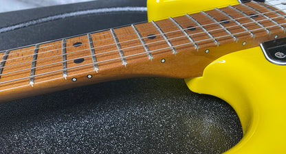 NEW! Fender American Ultra Stratocaster HSS - Dealer Exclusive Limited Edition - Roasted Maple Neck - Graffiti Yellow - In-Stock! 8.2lbs - G0G07070