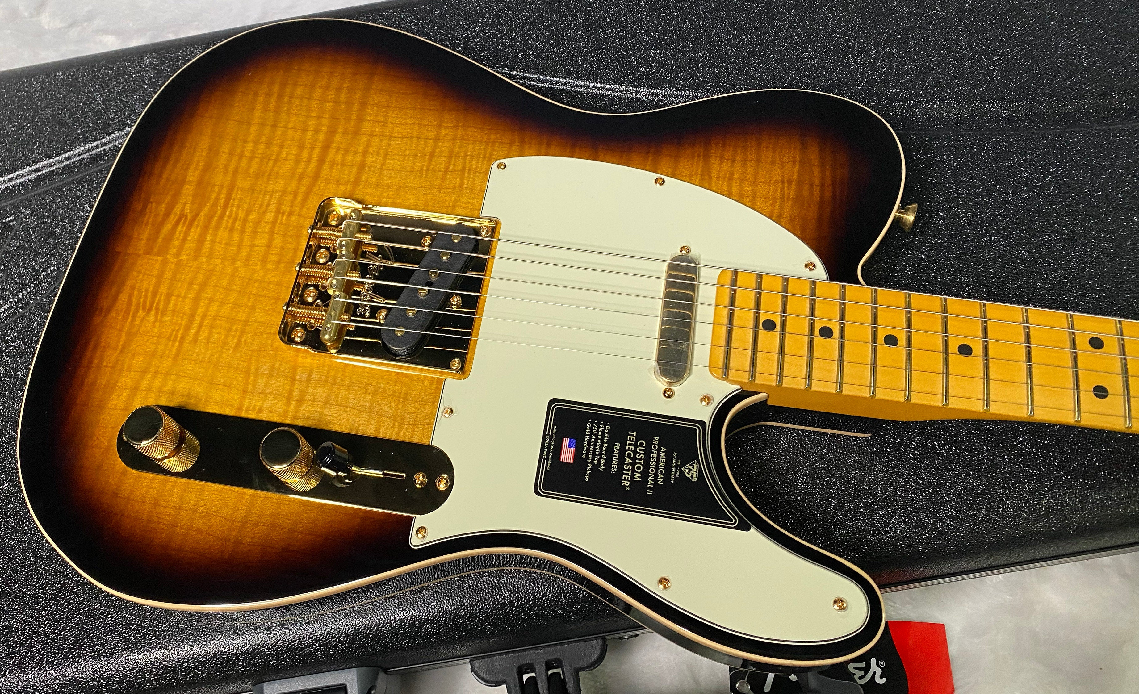 NEW! Fender 75th Anniversary American Professional Custom Telecaster - 2-Color Sunburst - 7.7lbs - Authorized Dealer - G07068