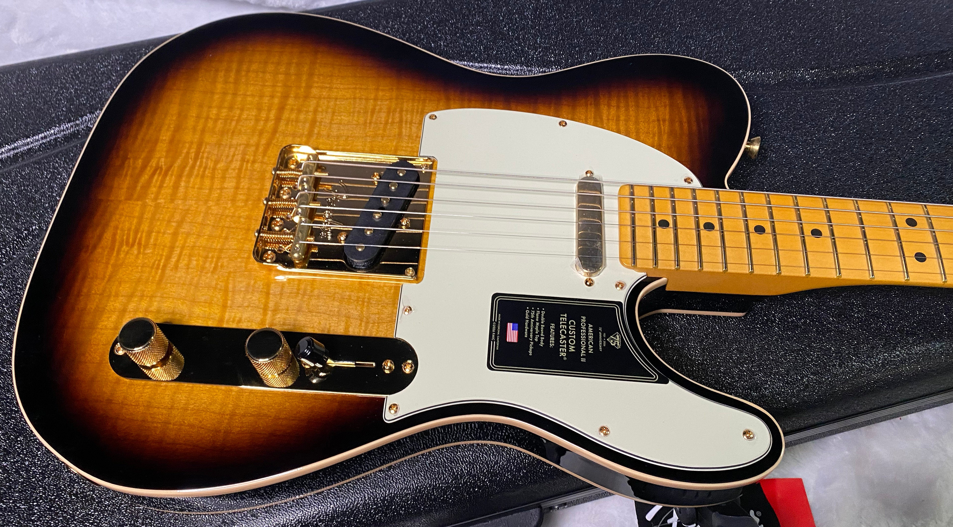 NEW! Fender 75th Anniversary American Professional Custom Telecaster - 2-Color Sunburst - 7.7lbs - Authorized Dealer - G07068