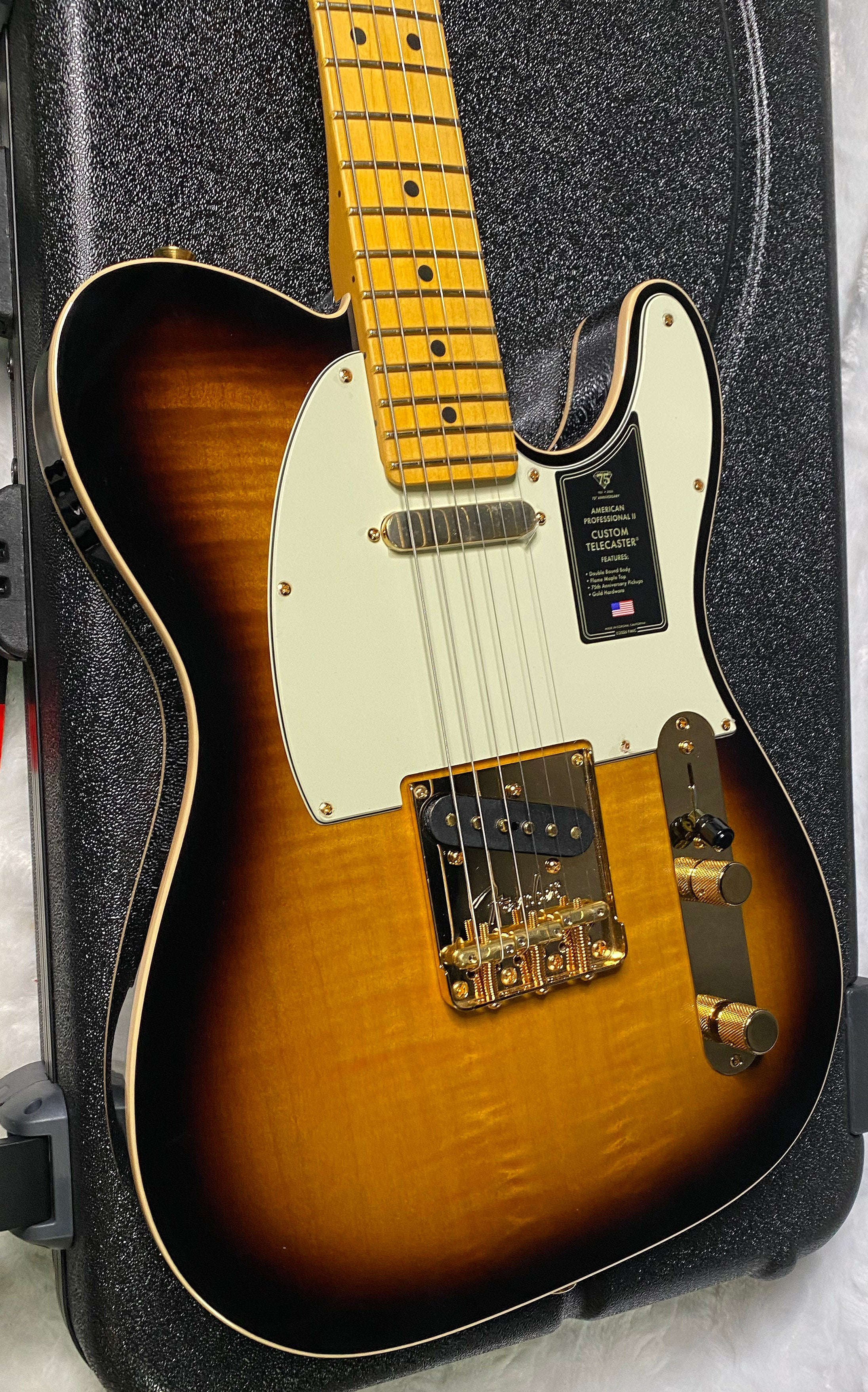 NEW! Fender 75th Anniversary American Professional Custom Telecaster - 2-Color Sunburst - 7.7lbs - Authorized Dealer - G07068