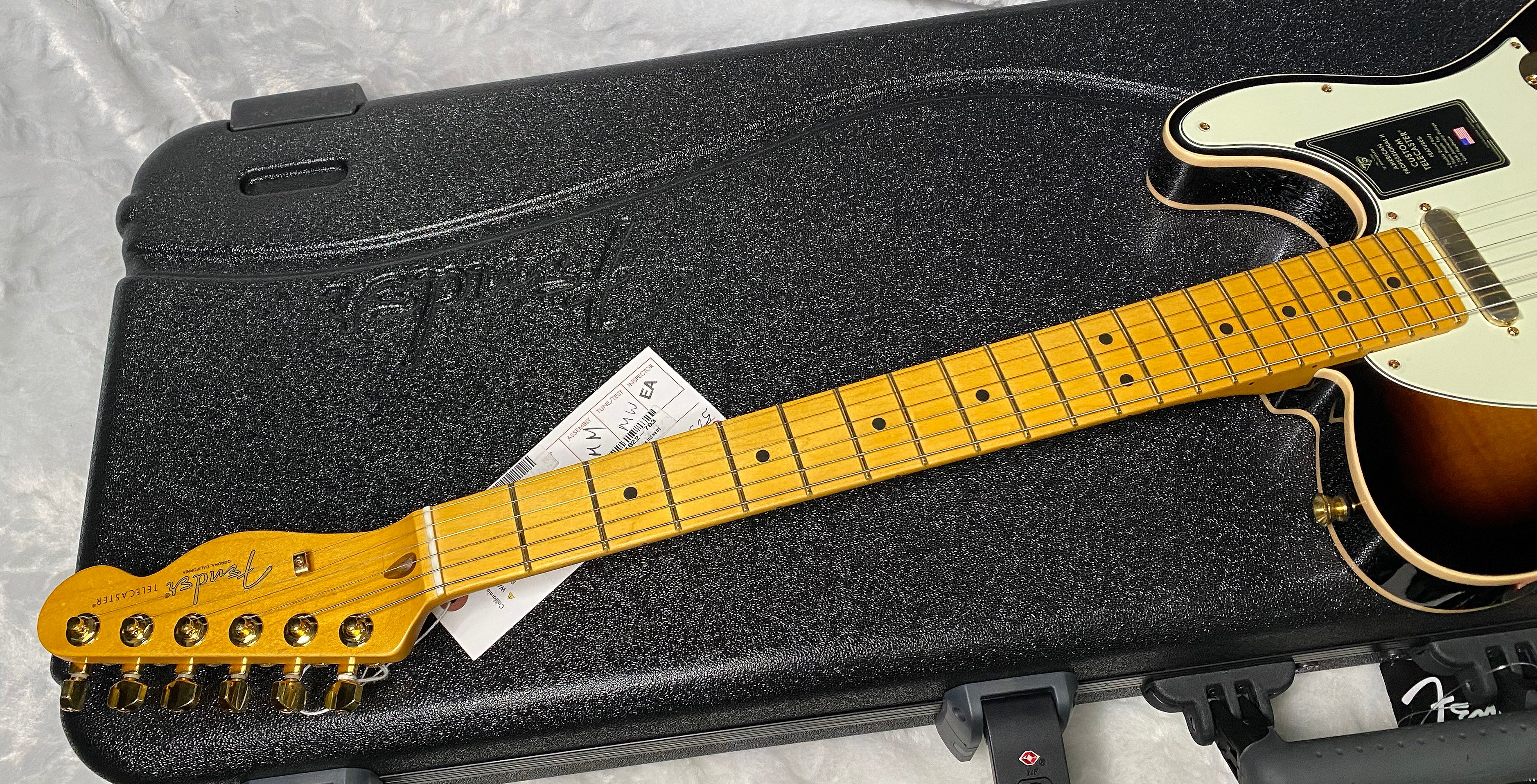NEW! Fender 75th Anniversary American Professional Custom Telecaster - 2-Color Sunburst - 7.7lbs - Authorized Dealer - G07068