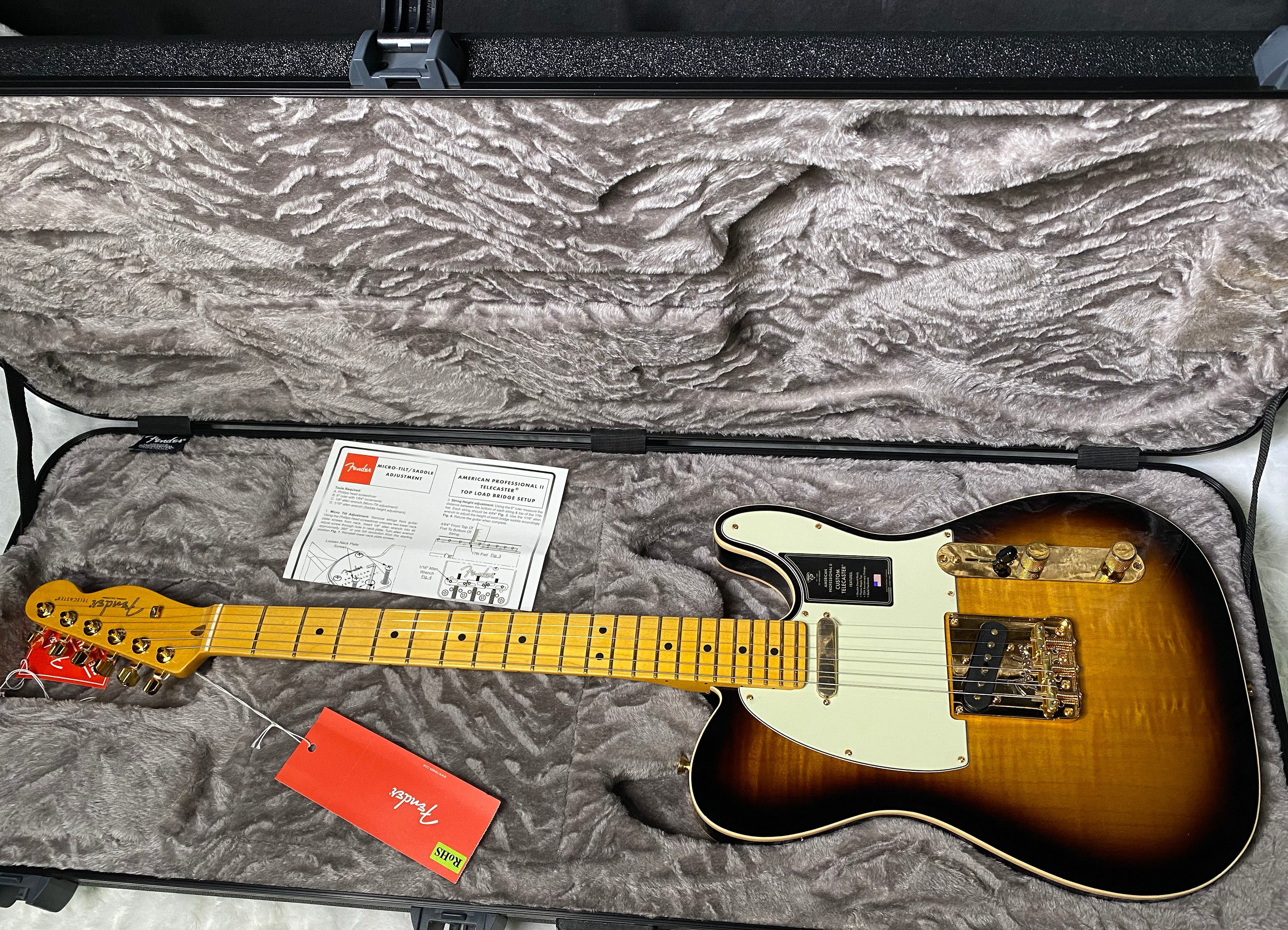 NEW! Fender 75th Anniversary American Professional Custom Telecaster - 2-Color Sunburst - 7.7lbs - Authorized Dealer - G07068