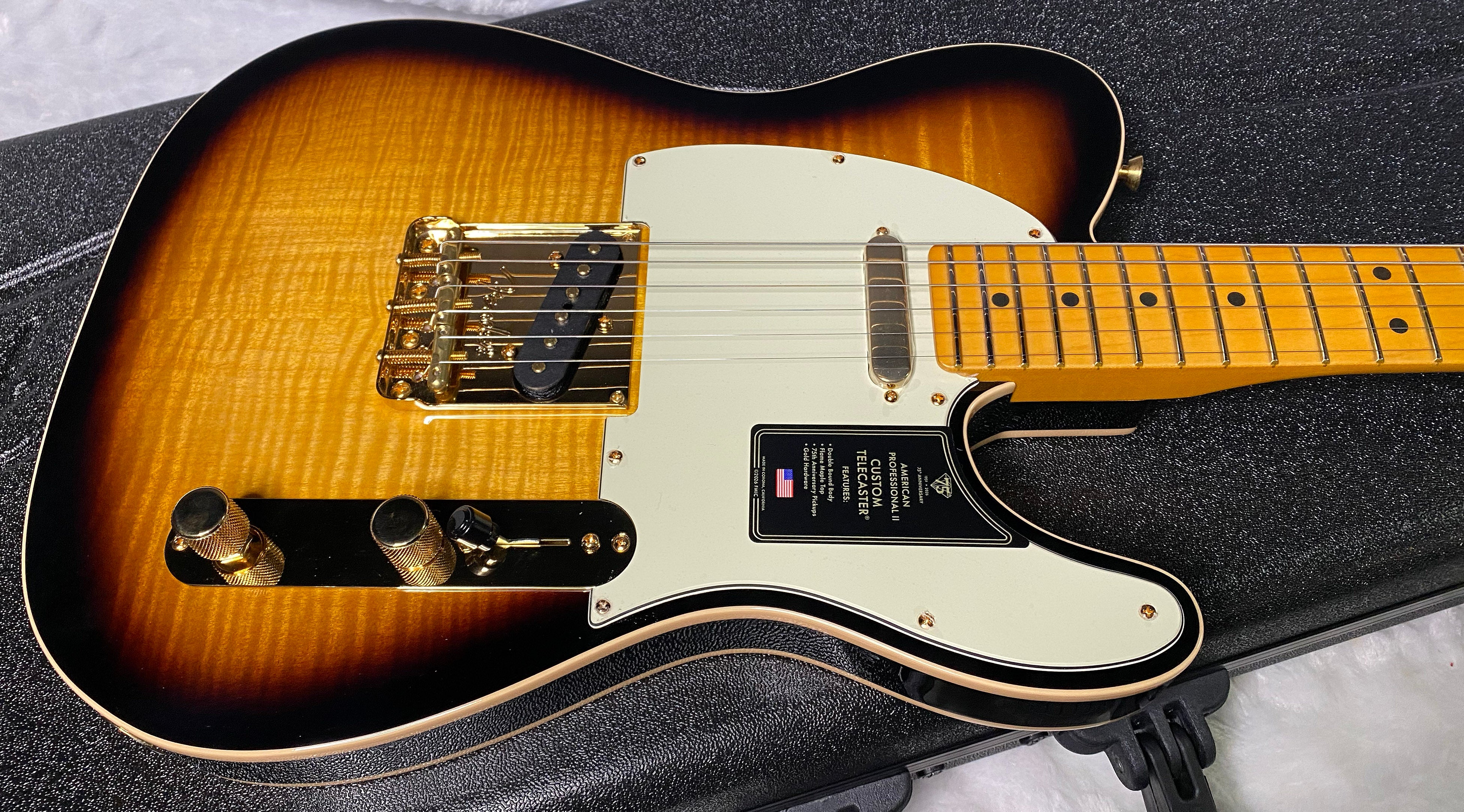 NEW! Fender 75th Anniversary American Professional Custom Telecaster - 2-Color Sunburst - 7.7lbs - Authorized Dealer - G07069