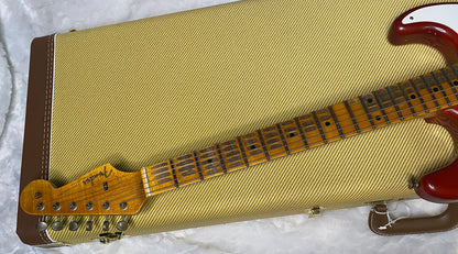 NEW! Fender 1957 Stratocaster Heavy Relic Custom Shop - Aged Cherry Sunburst - Only 7.25lbs - G06387