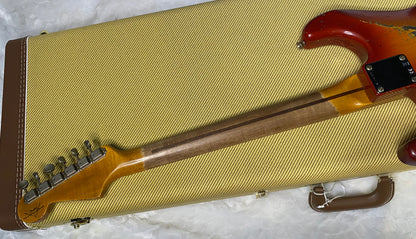 NEW! Fender 1957 Stratocaster Heavy Relic Custom Shop - Aged Cherry Sunburst - Only 7.25lbs - G06387