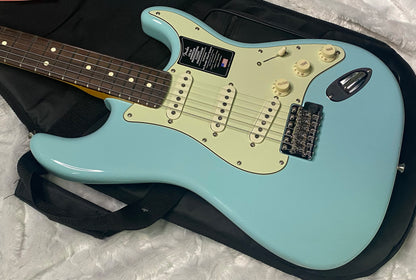 NEW! Fender Limited Edition American Professional Classic Stratocaster featuring the Silent System - Daphne Blue - 7.75lbs - Authorized Dealer - G07782