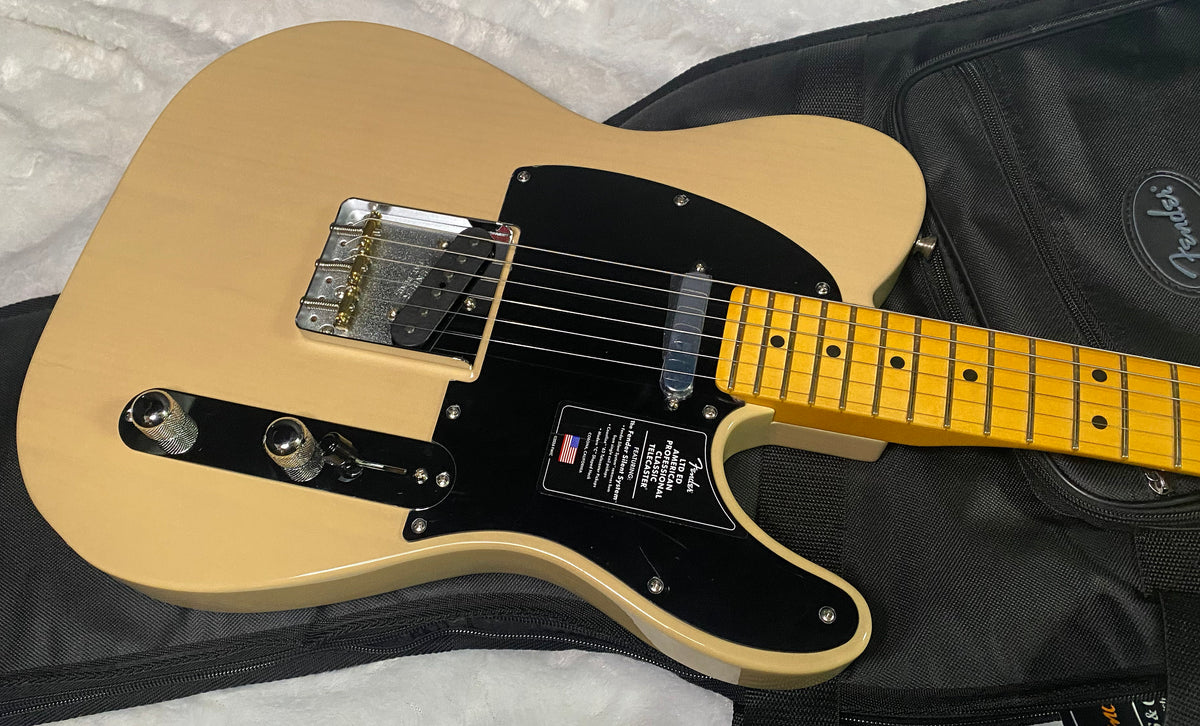 NEW! Fender Limited Edition American Professional Classic Telecaster - Silent System - Vintage Blonde Authorized Dealer - G07781