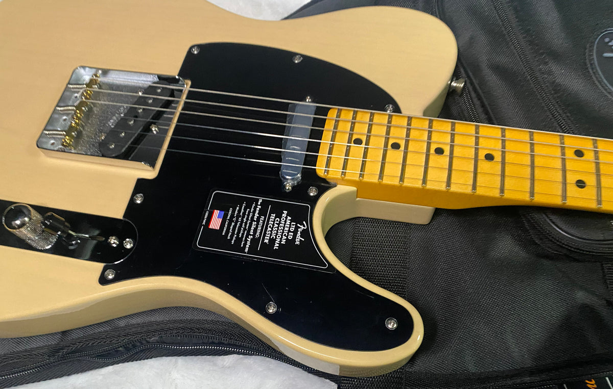 NEW! Fender Limited Edition American Professional Classic Telecaster - Silent System - Vintage Blonde Authorized Dealer - G07781