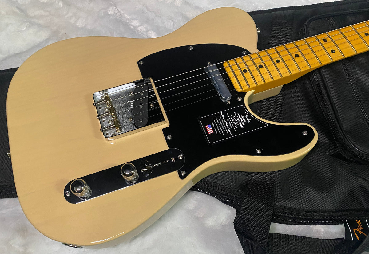 NEW! Fender Limited Edition American Professional Classic Telecaster - Silent System - Vintage Blonde Authorized Dealer - G07781