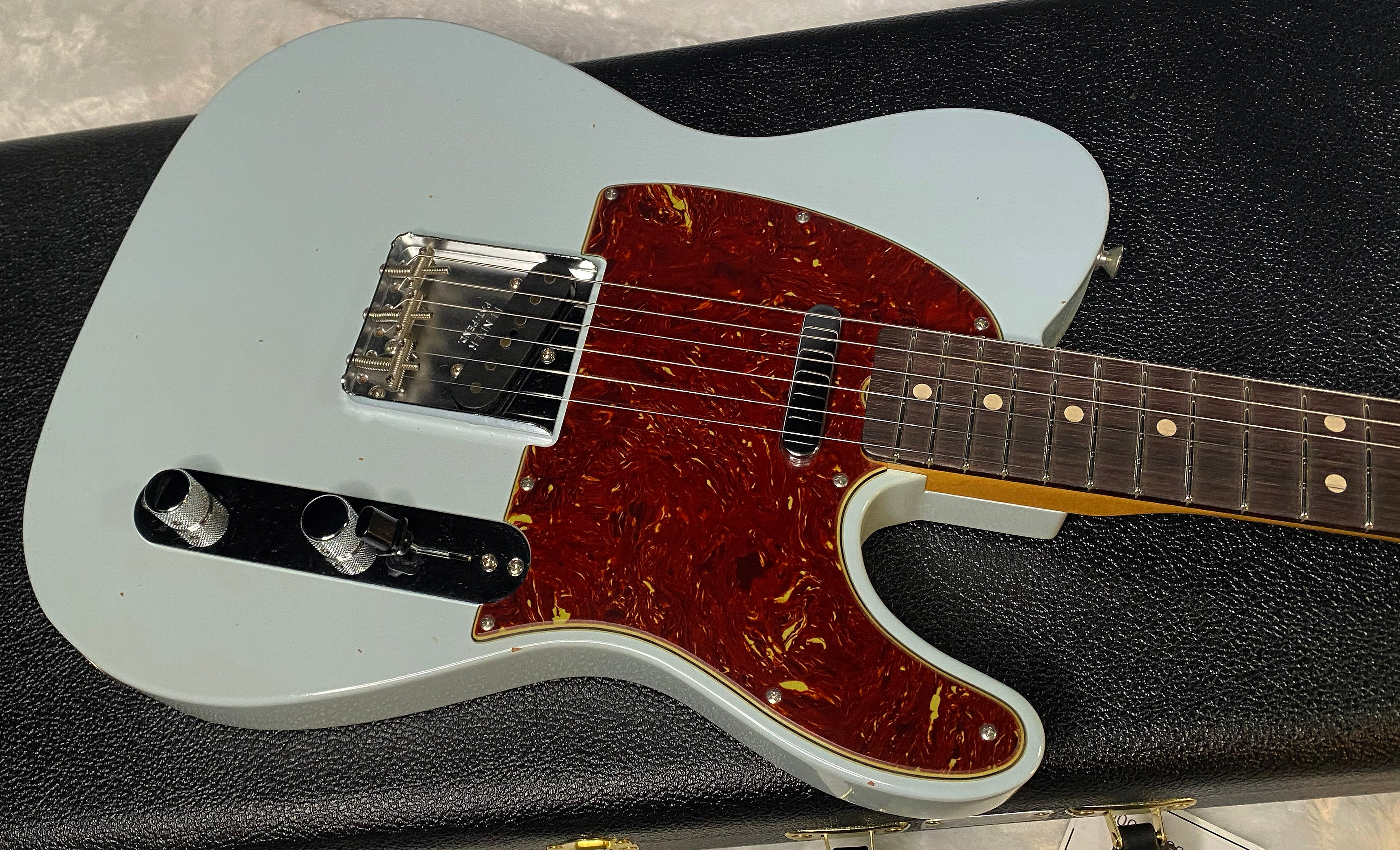 NEW! Fender 1963 Telecaster Reissue Journeyman Relic - Sonic Blue - Matching Peg Head - 7.35lbs - Authorized Dealer - G06390