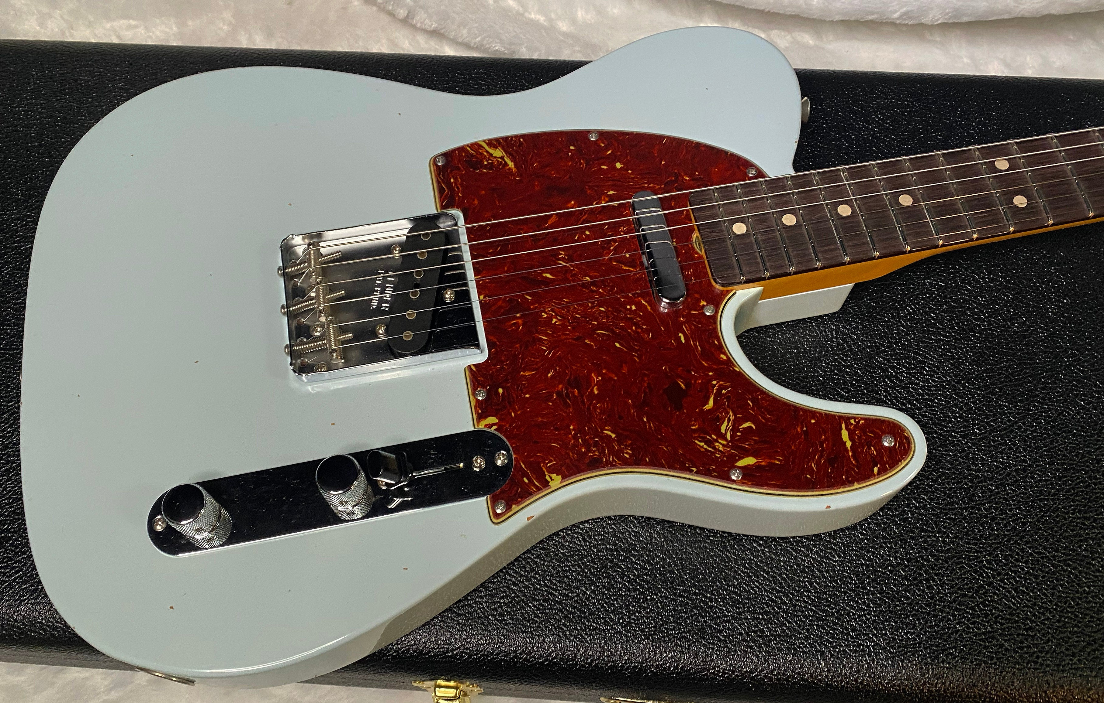 NEW! Fender 1963 Telecaster Reissue Journeyman Relic - Sonic Blue - Matching Peg Head - 7.35lbs - Authorized Dealer - G06390