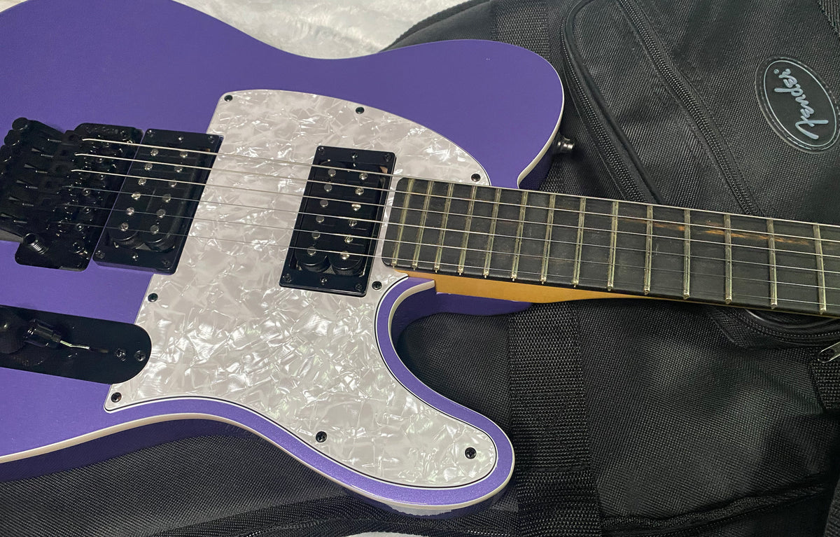 NEW! Fender Limited Edition Player Fusion Telecaster HH Floyd Rose - Ebony Fingerboard - Aura Metallic - G07784