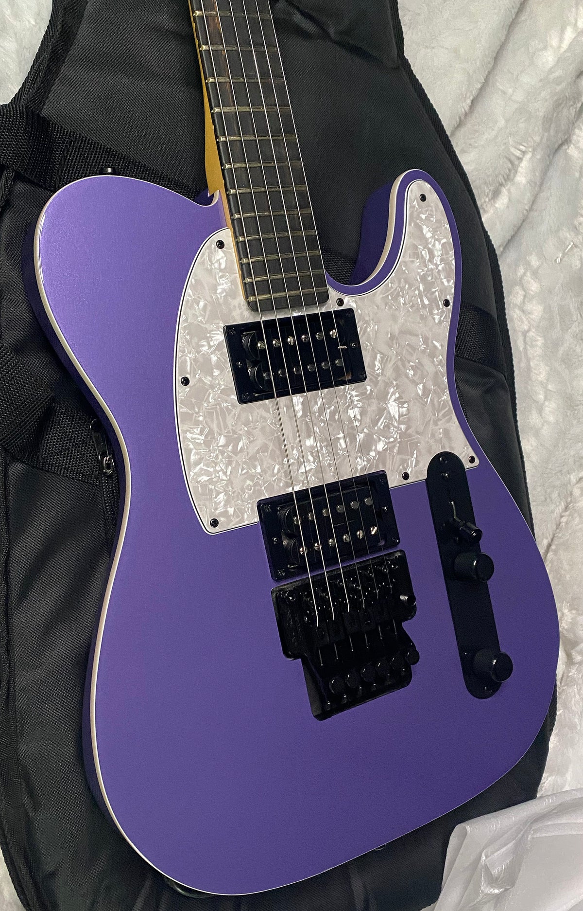 NEW! Fender Limited Edition Player Fusion Telecaster HH Floyd Rose - Ebony Fingerboard - Aura Metallic - G07784