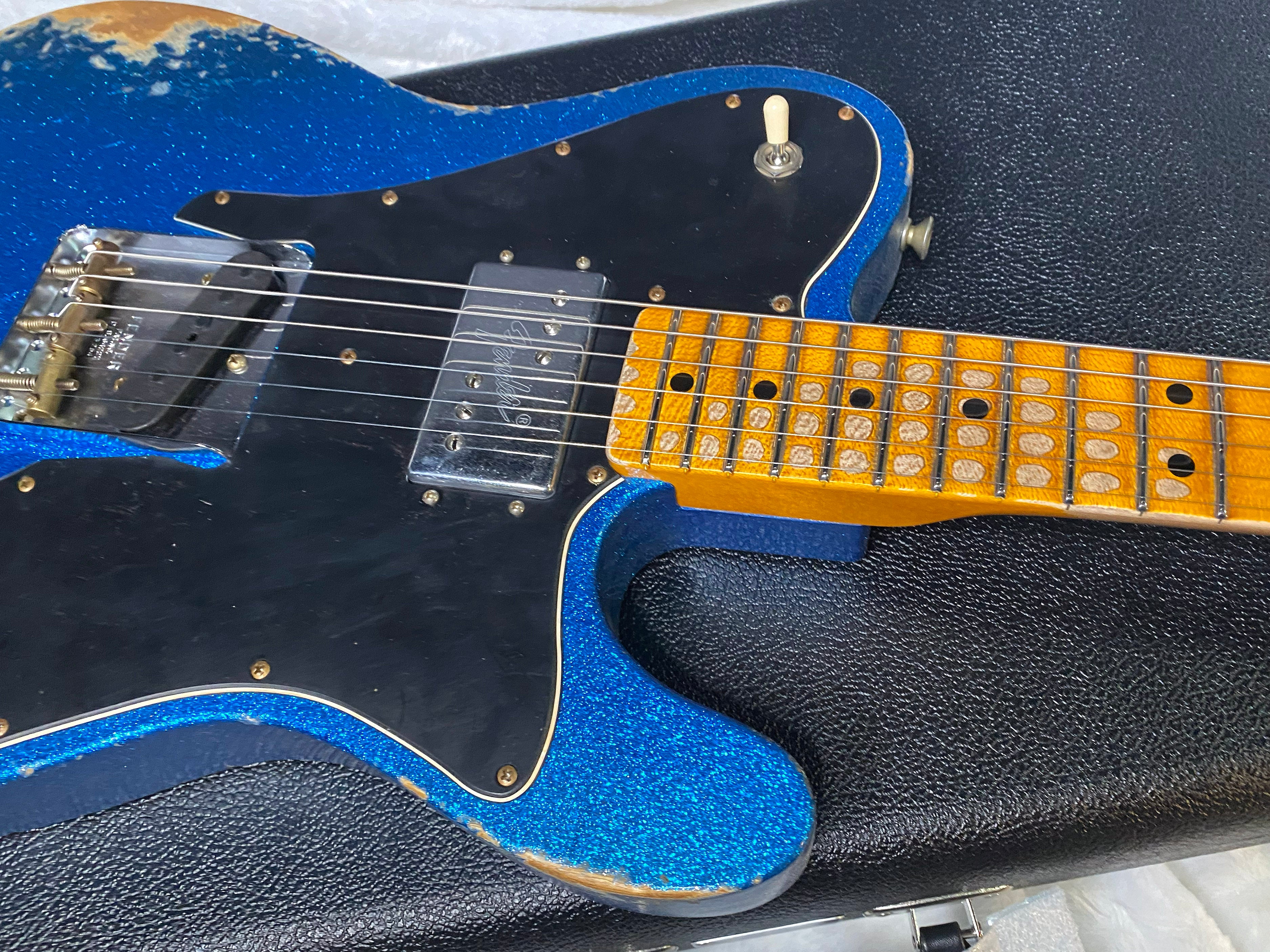 NEW! Fender Custom Shop Telecaster Custom Heavy Relic - Limited Edition - Blue Sparkle - Only 6.9 lbs - Authorized Dealer - G06389