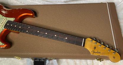 NEW! Fender Custom Shop 62 Heavy Relic Stratocaster - Candy Tangerine Finish - Authorized Dealer - Modern Spec - Handwound Pick Ups - 7.75 lbs - G06376