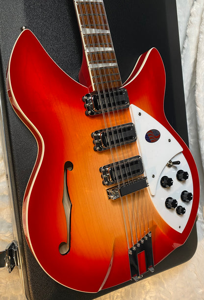 NEW! Rickenbacker 1993Plus Semi-Hollowbody Electric Guitar - Fireglo - Authorized Dealer - In-Stock! 8.35lbs - G07075