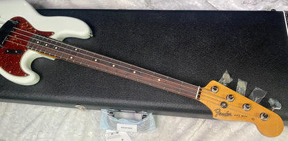 NEW! Fender Custom Shop 64 Jazz Bass NOS - Olympic White - 9.7 lbs - Authorized Dealer - G07794